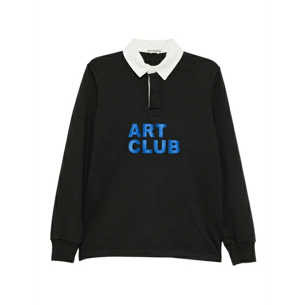 J.W.アンダーソン レディース スポーツシャツ トップス Art club polo top Black