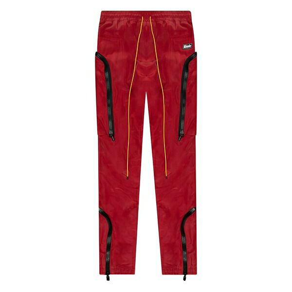 ルード メンズ カジュアルパンツ ボトムス Yachting zip-pocket trousers Red｜asty