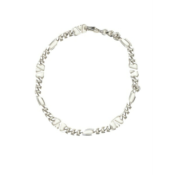 ヴァレンティノ ガラヴァーニ メンズ ブレスレット・バングル・アンクレット 付属物 Vlogo signature chain bracelet Silver