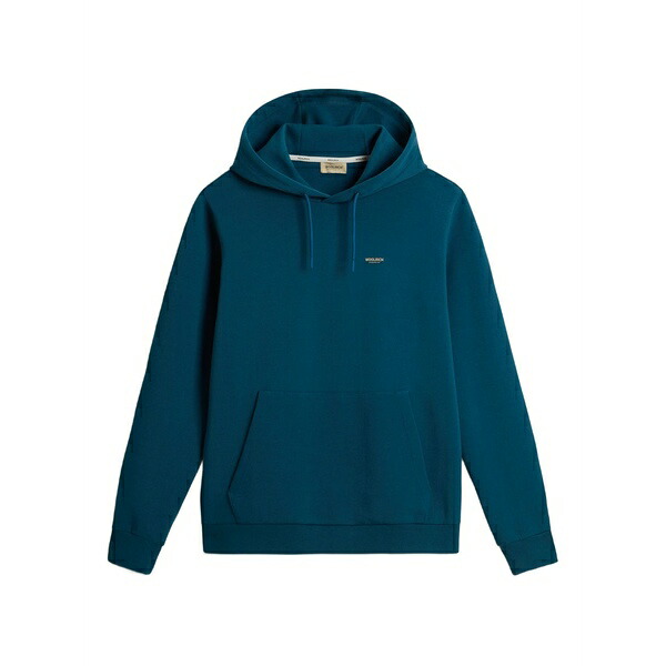 羊毛 分限者 メンズ パーカー・スウェットシャツ アウター Logo interlock hoodie Blue