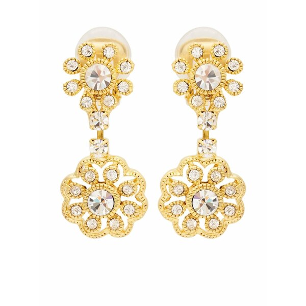 ケネスジェイレーン レディース ピアス&イヤリング アクセサリー Flower-detailing earrings Gold|asty