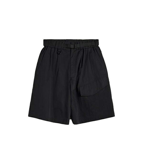 ワイスリー メンズ カジュアルパンツ ボトムス Ut belted shorts Black｜asty