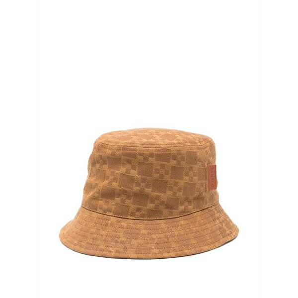 サンドロ メンズ 帽子 アクセサリー Textured bucket hat Brown