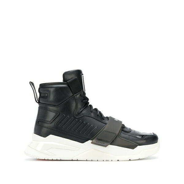 バルマン メンズ スニーカー シューズ B-ball high-top sneakers Black