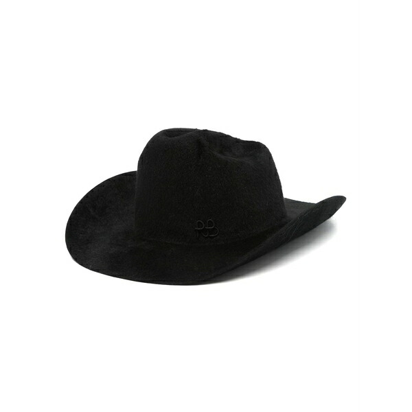 ラスランバジンスキー レディース 帽子 アクセサリー Rb monogram hat Black|asty