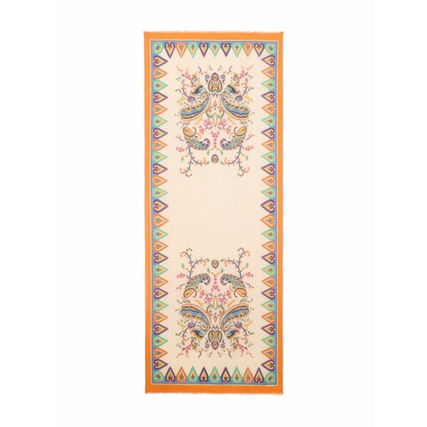 エトロ レディース えり巻き・袈裟・えり巻き 付属物 Floral paisley jacquard scarf Neutrals