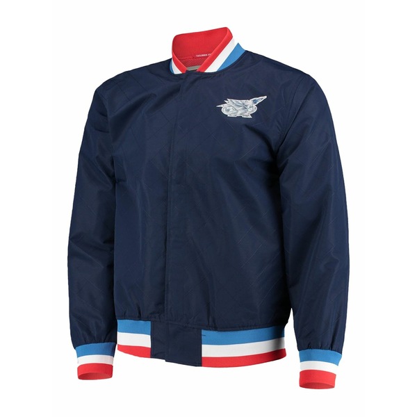 ミッチェル\u0026ネス メンズ 上衣＆上衣 アウター X  houston rockets logo-detail jacket Blue