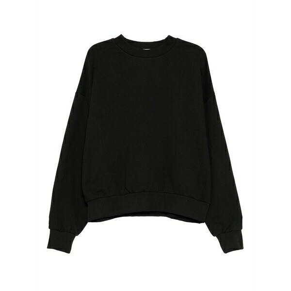 エフオージーエッセンシャルズ メンズ パーカー・スウェットシャツ アウター Logo-embossed sweatshirt Black