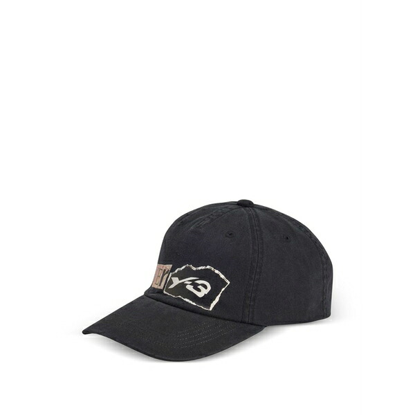 ワイスリー メンズ 帽子 アクセサリー Logo-detail baseball cap Black｜asty