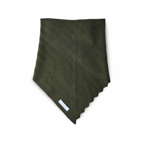 ジャクエムス メンズ マフラー・ストール・スカーフ アクセサリー Herringbone weave scarf Green｜asty