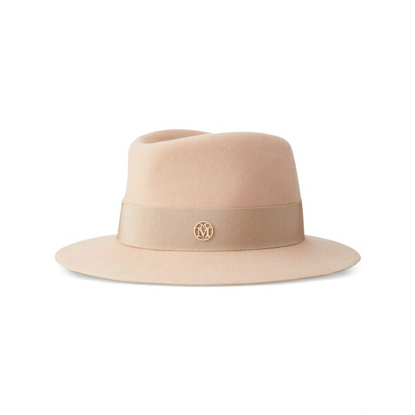 メゾンミッシェル レディース 帽子 アクセサリー Andre fedora hat Neutrals|asty
