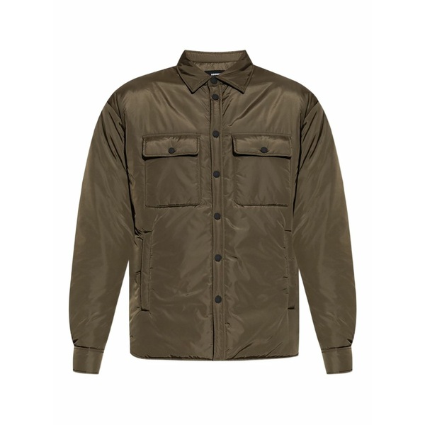ディースクエアード メンズ 上衣＆上衣 アウター Buttoned flap-pocket jacket Brown
