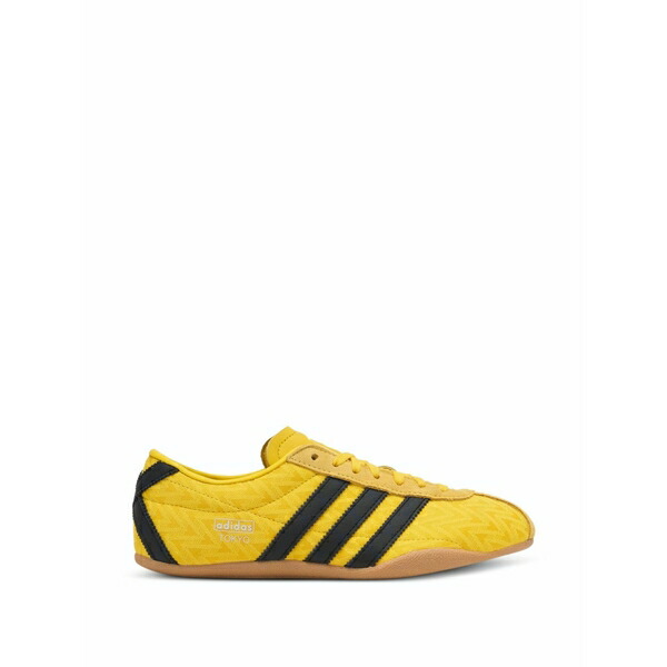 アディダス レディース スニーカー シューズ Tokyo striped flat sneakers  Yellow