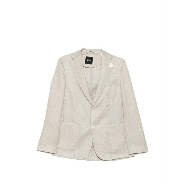 ボス メンズ ジャケット＆ブルゾン アウター Hanry two-button blazer Neutrals｜asty