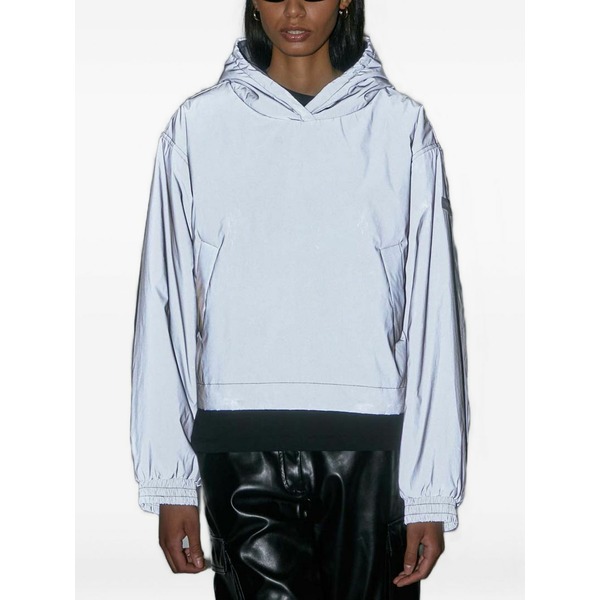 デイ・ビルゲール・エ・ミッケルセン レディース パーカー・スウェットシャツ アウター Tonal stitching hoodie Grey