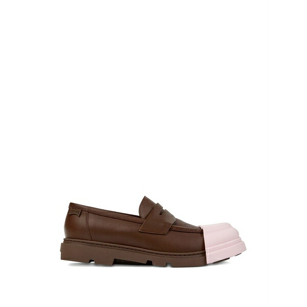 カンペール メンズ スリッポン・ローファー シューズ Junction leather loafers Brown