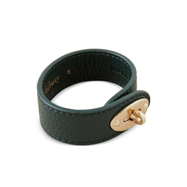 マルベリー レディース ブレスレット・バングル・アンクレット アクセサリー Bayswater leather bracelet Green|asty