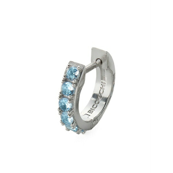 エマニュエレ ビコッキ メンズ ピアス・イヤリング 付属物 Embellished hoop earring Silver