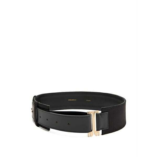 ヴィクトリア ベッカム レディース 三尺帯 付属物 Logo-buckle belt Black