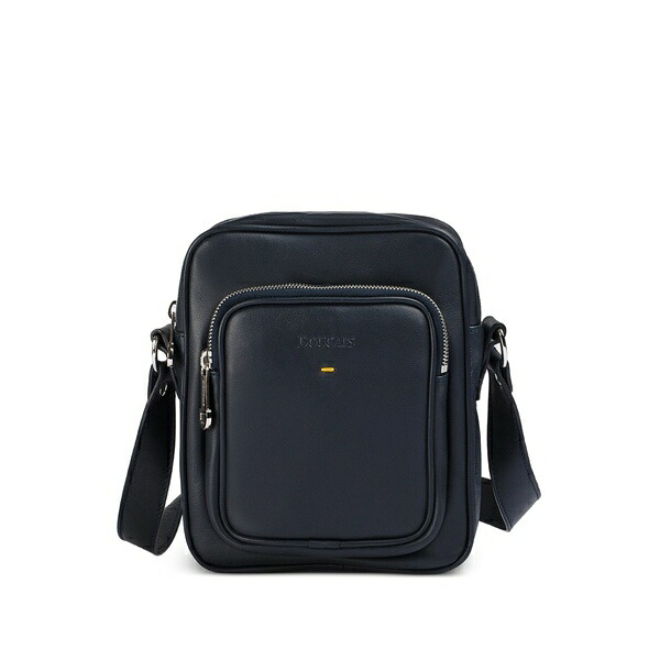 ドンカルズ メンズ ショルダーバッグ 御徒面子 Leather messenger bag Blue