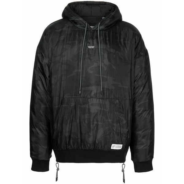 ミストリーハードレアリシーン メンズ ジャケット＆ブルゾン アウター Logo hooded jacket Black｜asty
