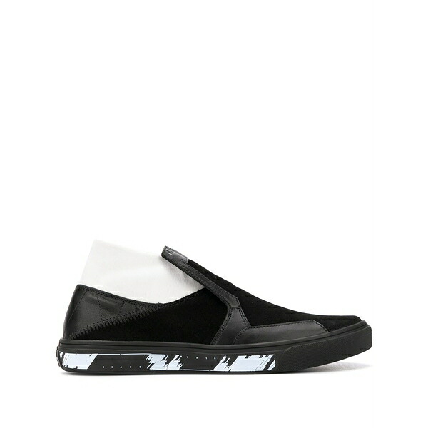 ストーンアイランドシャドウプロジェクト メンズ スニーカー シューズ Contrast panel perforated sneakers Black｜asty 69,740円