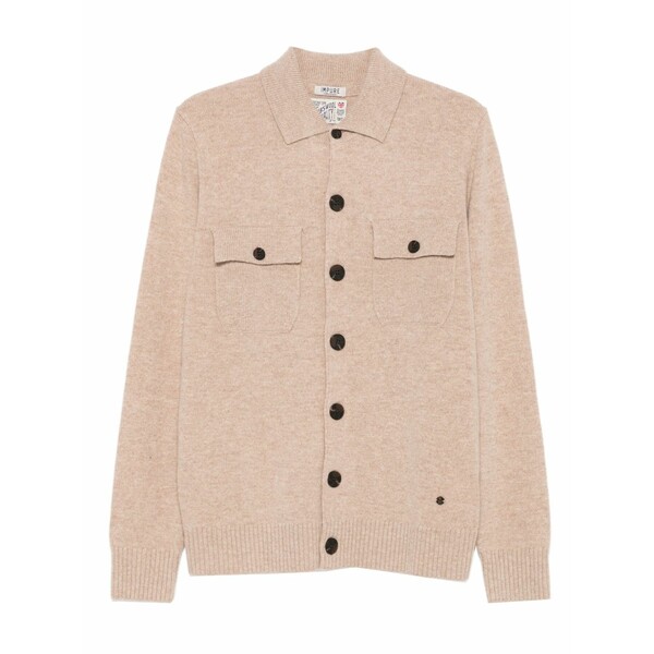 インピュア メンズ カーディガン アウター Zack cardigan Neutrals|asty
