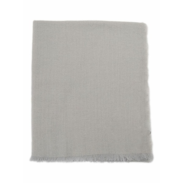 デスティン レディース マフラー・ストール・スカーフ アクセサリー Fringed-detail scarf Grey｜asty