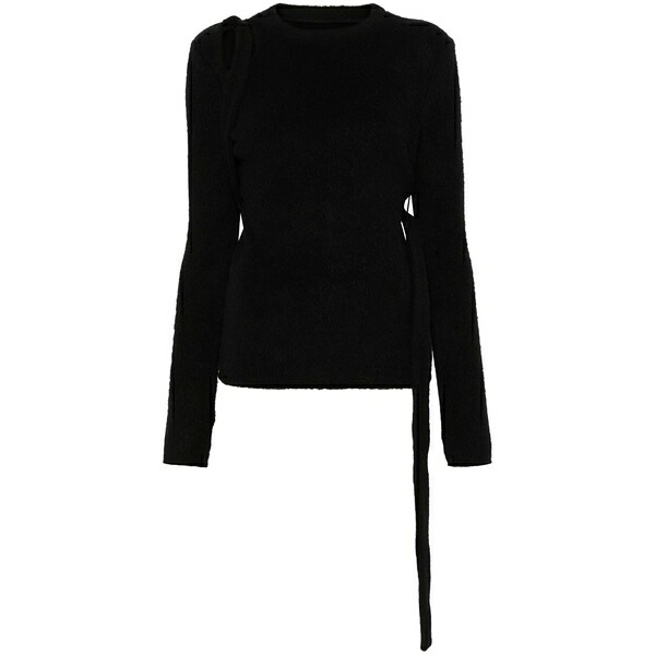 ヘリオットエミル レディース ニット&セーター アウター Obelis sweater Black｜asty