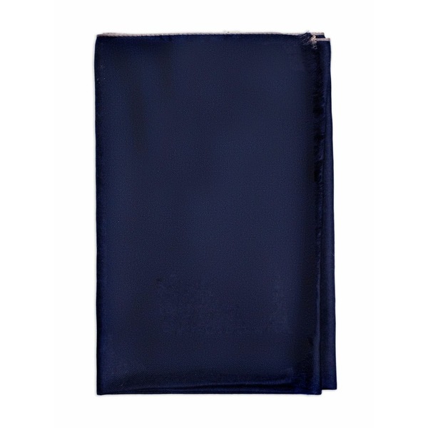 イレブンティ メンズ えり巻き・袈裟・えり巻き 付属物 Frayed-trim embroidered scarf Blue