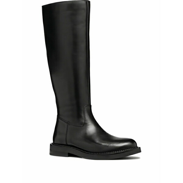 ジェオックス レディース ブーツ シューズ Serilda calf leather boots Black|asty
