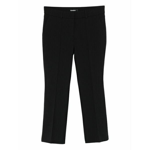 カンビオ レディース カジュアルパンツ ボトムス Farah cropped trousers Black