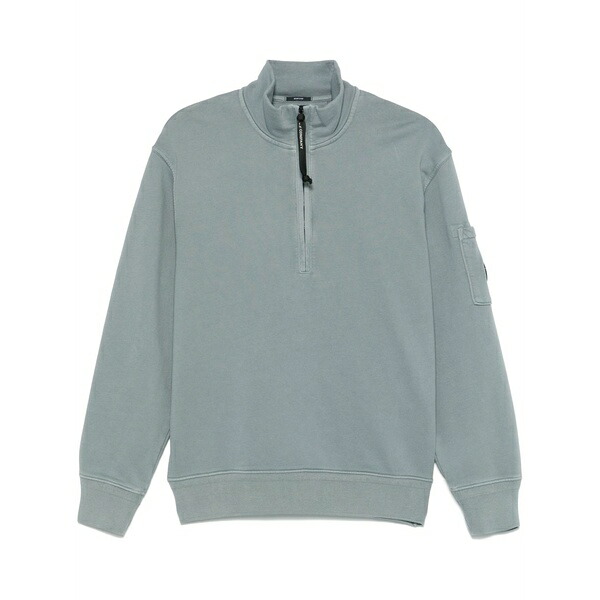 シーピーカンパニー メンズ パーカー・スウェットシャツ アウター Cotton pullover Blue メンズファッション-パーカー