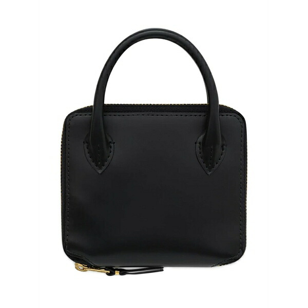 コムデギャルソン メンズ 財布 アクセサリー Zip top-handle wallet Black｜asty