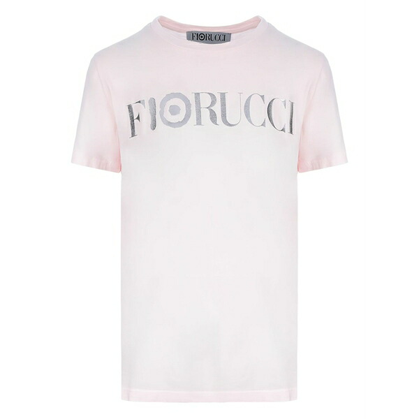 フィオルッチ レディース Tシャツ トップス X 10 corso como logo-print cotton t-shirt Pink｜asty