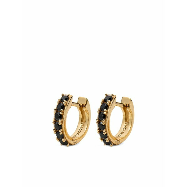 エマニュエレ ビコッキ メンズ ピアス・イヤリング 付属物 Crystal hoop earrings Gold
