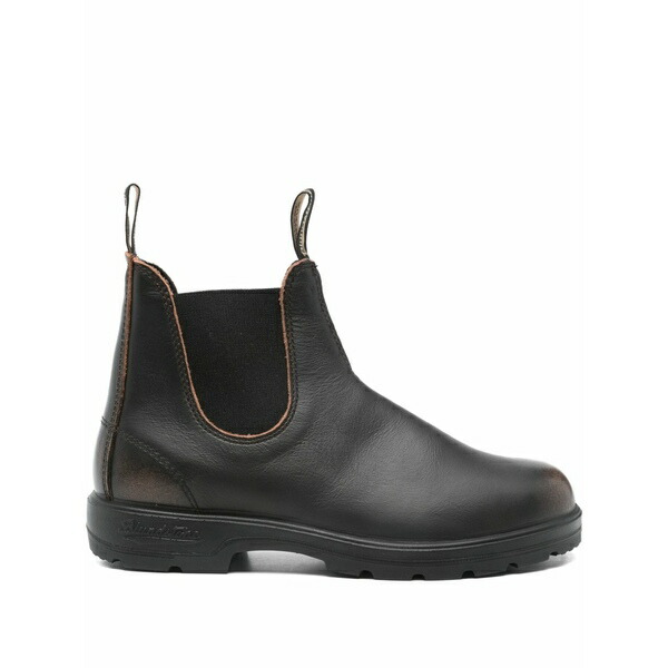 ブランド名石ころ メンズ ブーツ シューズ Elasticated-panel boots Black