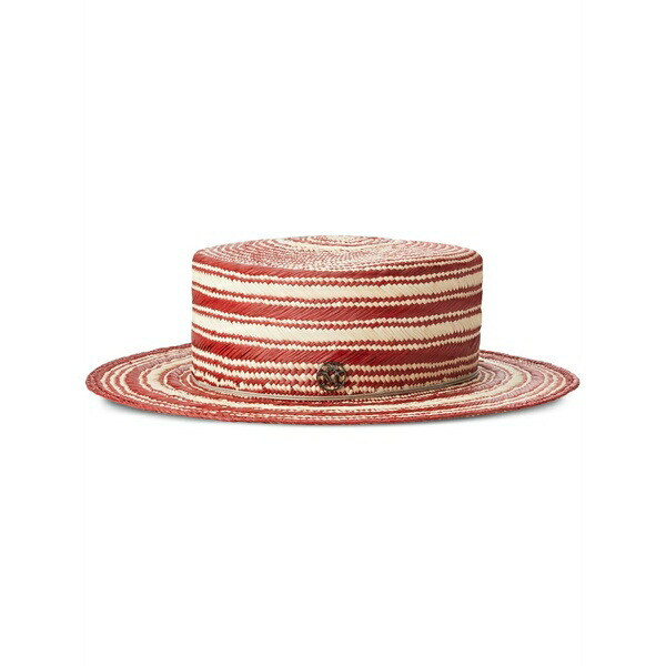 メゾンミッシェル レディース 帽子 アクセサリー Kiki boater hat Neutrals|asty