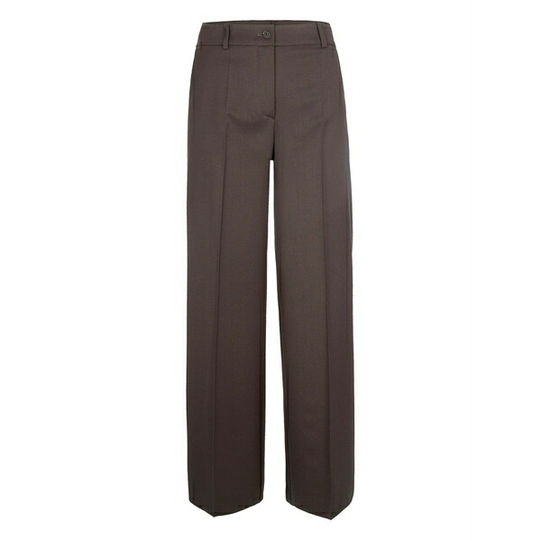 パロッシュ レディース カジュアルパンツ ボトムス Straight-leg trousers Brown|asty