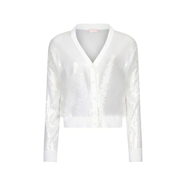 リュージョー レディース カーディガン アウター V-neck cardigan White｜asty 36,920円