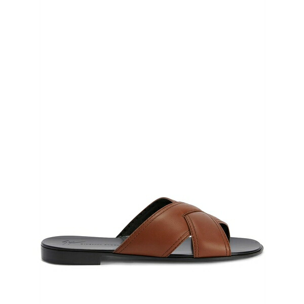 ジュゼッペザノッティ メンズ サンダル シューズ Flavio crossed-leather sandals Brown
