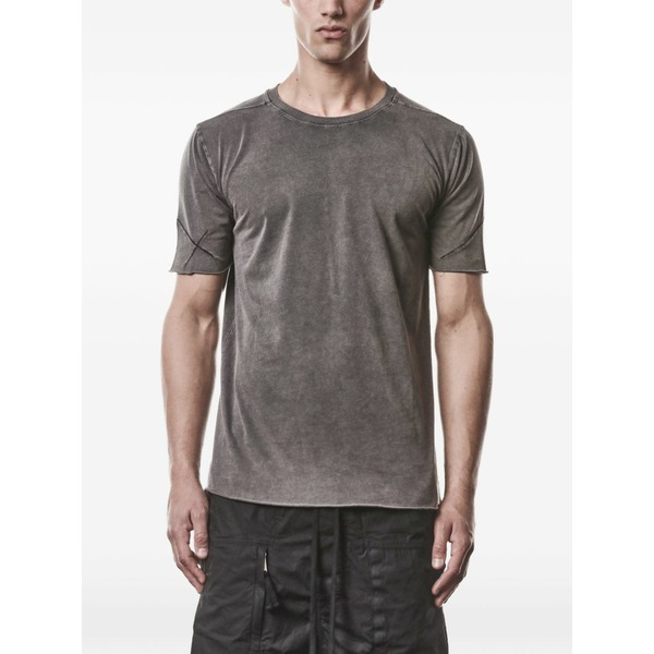 トム・Cr メンズ プルオーバー トップス Worked seam t-shirt Grey