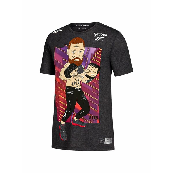 リーボック メンズ Tシャツ トップス X ufc legacy walkout t-shirt Black|asty