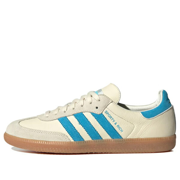 adidas アディダス メンズ スニーカー  【adidas x Sporty \u0026 Rich Samba OG \u0027Beige Blue\u0027 IE7096】  大きさ US_12(30.0糎)
