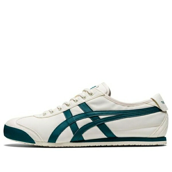 Onitsuka Tiger オニツカタイガー メンズ スニーカー  【Onitsuka Tiger Mexico 66 \u0027Cream Velvet Pine\u0027 1183B497-103】  大いさ US_8.5(26.5珊) 靴-スニーカー