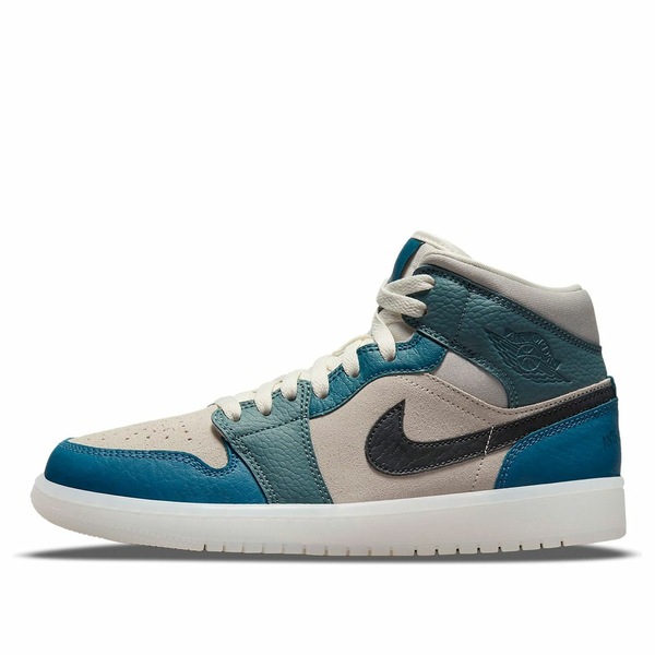 Air Jordan ジョーダン レディース スニーカー Blue/White/Red 【(WMNS) Air Jordan 1 Mid \u0027Anti Gravity Machines\u0027 DM9601-200】  大きさ US_5.5(22.5糎)