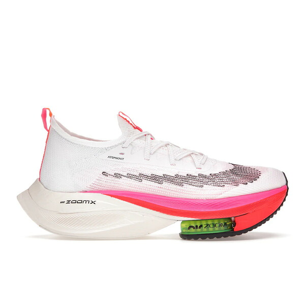 Nike ナイキ メンズ スニーカー  【Nike Air Zoom Alphafly Next% Flyknit White Pink】  サイズ US_6(24.0cm) White/Black/Black/Black