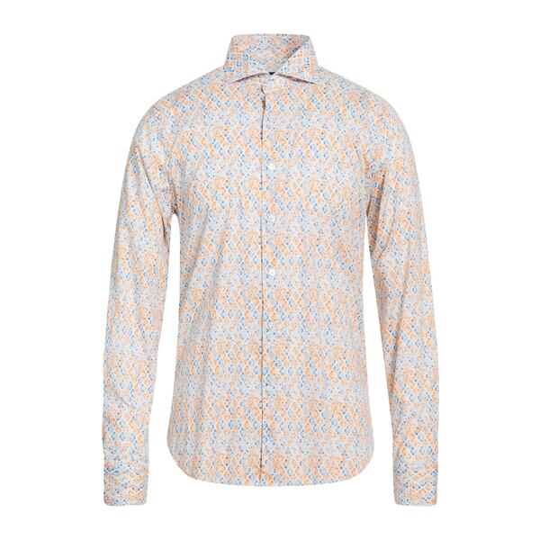 【送料無料】 フェデーリ メンズ シャツ トップス Shirts Orange|asty
