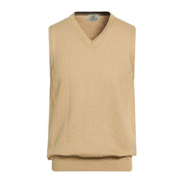 【貨物輸送無料】 エムキュージェイ メンズ 編み物\u0026プルオーバー アウター Sweaters Beige トップス-ニット・セーター