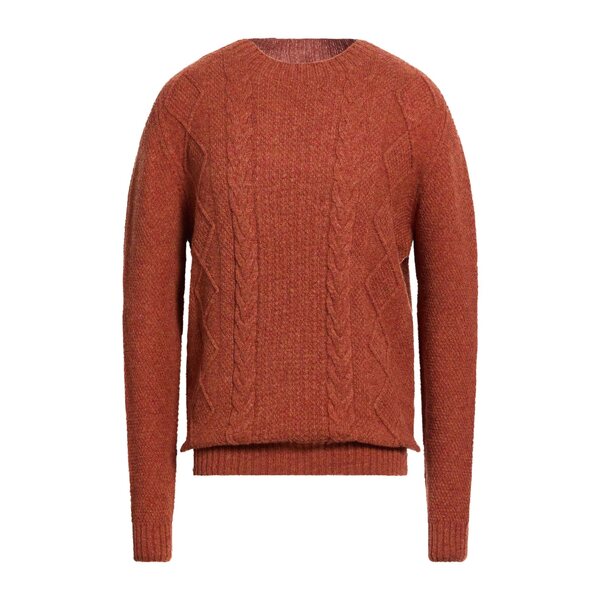 【貨物輸送無料】 エイチ953 メンズ 編み物\u0026プルオーバー アウター Sweaters Orange